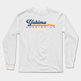 Yakima Washington - Vintage design Long Sleeve T-Shirt